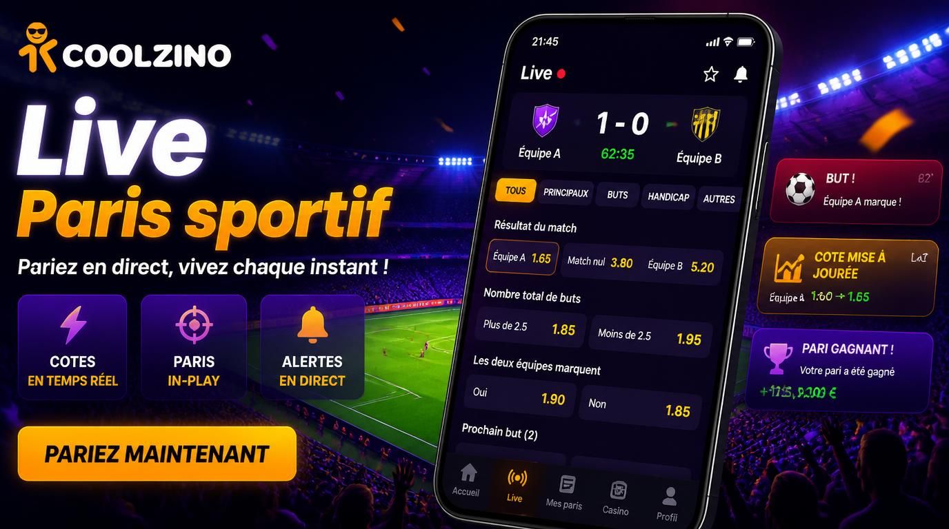 Interface live de sportsbook mobile